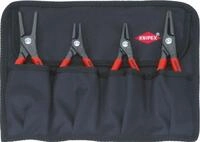 Knipex Pr&auml;zisions-Sicherungsringzangen-Set, 4-teilig, mit Rolltasche, 140 und 180