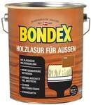 Bondex Holzlasur f&uuml;r Au&szlig;en, witterungsbest&auml;ndig, 4 l, Teak