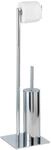 WENKO Stand WC-Garnitur Recco, Toilettenpapier-Rollenhalter und