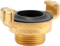 Gardena Schnellkupplungs-Gewindest&uuml;ck mit Au&szlig;engewinde, Messing, Gewinde 26,5 mm
