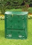 Juwel Komposter BIO 400, Inhalt 400 Liter, Recycling-Kunststoff, geteilter Deckel,
