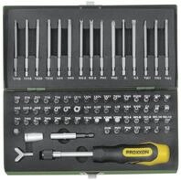 Proxxon Super-Sicherheits- und Spezialbitsatz, 1/4", 75-tlg.