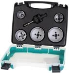 wolfcraft Bi-Metall-Lochs&auml;geneinsatz-Set Elektro und Sanit&auml;r , &Oslash; 35-68 mm,
