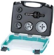 wolfcraft Bi-Metall-Lochs&auml;geneinsatz-Set Elektro und Sanit&auml;r, &Oslash; 25-68 mm,...