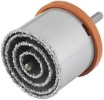 wolfcraft Bohrkroneneinsatz-Set, hartmetallbestreut, 6-teilig, mit Zentrierbohrer