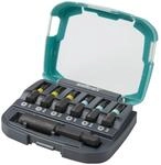 wolfcraft Impact Bit Set Box Bit Satz Kreuzschlitz (PH/PZ 1-3) 7-tlg