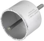 wolfcraft Bohrkrone, Hartmetall, mit Schaft & Bohrer, verschiedene Durchmesser,