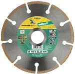 wolfcraft Hartmetall-Trennscheibe &oslash;115-125 x 22,2 mm