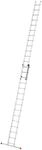 Hailo S80 ProfiStep duo Alu-Teleskopleiter mit 2 x 15 Sprossen, Sprossenweise