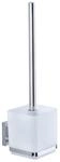 WENKO Vacuum-Loc WC-Garnitur Quadro, gl&auml;nzender, rostfreier, Edelstahl, Befestigen