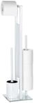 WENKO Stand WC-Garnitur Rivalta mit Toilettenpapierhalter, WC-B&uuml;rstenhalter, 3 in 1,