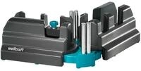 wolfcraft Schmiege und Schneidlade, Gehrungslade zum Ausmessen von Fu&szlig;leisten, 70 mm