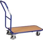 VARIOfit Magazinwagen, Stahlkonstruktion, Holzwerkstoffplatte, RAL 5010, 200kg