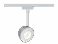 Paulmann URail LED Spot Pellet, 4W Chrom matt|Weiß, Weiß|Chrom dimmbar, 230V