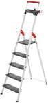 Hailo L100 Alu-Sicherheits-Stehleiter TopLine mit Plattformverriegelung, 5