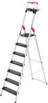 Hailo L100 Alu-Sicherheits-Stehleiter TopLine mit Plattformverriegelung, 7
