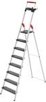Hailo L100 Alu-Sicherheits-Stehleiter TopLine mit Plattformverriegelung, 8