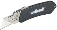 wolfcraft Alu-Freizeitmesser einziehbarer Klinge Trapezklinge Cuttermesser