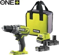 RYOBI 5133003348, Ryobi Akku-Bohrschrauber 18 V ONE+, 50 Nm Drehmoment, 2x 2,0...