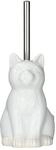 WENKO WC-Garnitur Cat Wei&szlig;&nbsp;WC B&uuml;rstenhalter aus hochwertiger Keramik