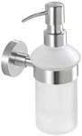 WENKO Seifenspender Bosio, Edelstahl rostfrei, 200 ml, abnehmbarerer Seifendosierer,