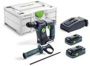 Festool&nbsp;Akku-Bohrhammer BHC 18 HPC 4,0 I-Plus, 18V, 2 x 4 Ah Akku,