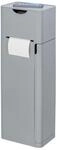 WENKO 6in1 Stand WC Garnitur Imon, Toilettenpapierhalter in Grau, B&uuml;rstenhalter,