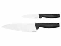 Fiskars Hard Edge Messerset, 2er Set Gemüsemesser & japanische Kochmesser