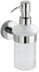 WENKO Seifenspender Bosio, Edelstahl rostfrei, 200 ml, abnehmbarerer Seifendosierer,