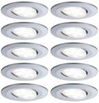 Paulmann Calla flache LED Einbauleuchte, dimmbar, IP65, Neutralwei&szlig; schwenkbar,