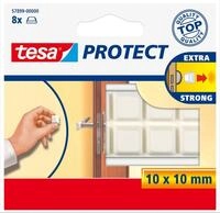 tesa Protect&reg; Schutzpuffer | quadratisch | wei&szlig; | 8 St&uuml;ck