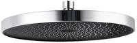 WENKO Duschkopf Softwater Chrom/Schwarz, &Oslash; 26 cm