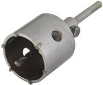 wolfcraft Bohrkrone, hartmetallbest&uuml;ckt, mit Spanndorn SDS plus, &Oslash; 68 mm, Setzen