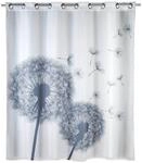 WENKO Anti-Schimmel Duschvorhang, Textil (Polyester), 180 x 200 cm, waschbar