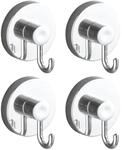 WENKO Vacuum-Loc Haken 4er Set, Befestigung ohne bohren