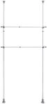 WENKO Kleiderstange Herkules 75 - 120 cm, 2er-Set, Zubeh&ouml;r Wenko Herkules-Serie