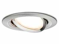 Paulmann Nova Coin | Flache LED-Einbauleuchte | IP23 | rund & schwenkbar 