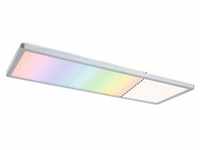 Paulmann LED Panel Atria Shine, eckig, 58 x 20cm, RGBW, Chrom matt, 20 W = 160 W,