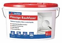 Baufan Fl&uuml;ssige Rauhfaser, Dispersionsfarbe in 5 & 10 L, matte Wandfarbe mit