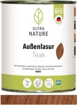 Ultra Nature 682367, ULTRA NATURE Au&szlig;en Lasur, Nat&uuml;rlich Bio, L&ouml;semittelfrei, 0,75