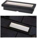 Paulmann Solar LED Bodeneinbauleuchte Domenic, IP 67, 3000 K, 8 lm, Schwarz, 200 x 80