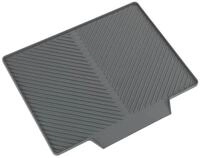WENKO Abtropfmatte Nelia Maxi, Gummimatte mit Rillenstruktur f&uuml;r optimalen