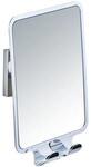 WENKO Vacuum-Loc Antibeschlagspiegel Quadro, beschlagfreier Duschspiegel,