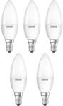 Osram 5er LED Base Classic B 40 FR, 5W = 40W, 470&nbsp;lm, E14,&nbsp;Warmwei&szlig; (2700 K),