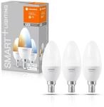 Ledvance 3er-Pack SMART+ WiFi LED Classic B40, 5&nbsp;W = 40&nbsp;W, 470&nbsp;lm, E14, Tunable