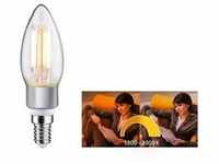 Paulmann LED Filament-Kerze, 5 W = 40 W, 470 lm, E14, 1800 - 3000 K, dimmbar,