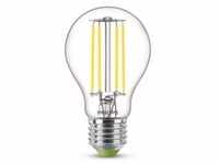 Philips Classic LED Lampe, A-Label, 2,3 W = 40 W, 458 lm, E27, klar, Kaltweiß, 4000
