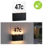Paulmann Solar LED Hausnummernleuchte Neda mit Bewegungsmelder, 1 W, 30 lm, IP44,