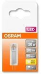 Osram LED PIN 12 V, 1,8W = 20W, 200 lm, G4, 300°, 2700 K Osram LED PIN 12 V, 1,8W = 20W, 200 lm, G4, 300°, 2700 K