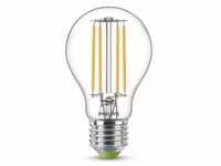 Philips Classic LED Lampe, A-Label, 40W, E27, Warmweiß, klar, 485 lm